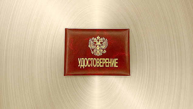 Красные корочки с тиснением герба золотом под заказ в Москве, типография «Арт Полиграфия»